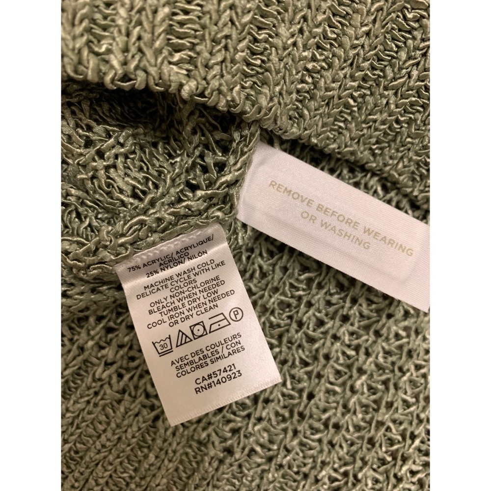 🆕 NWT LOFT Shimmer Open Stitch Sweater - Picture 8 of 9